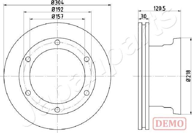 Japanparts DP-0529C - Jarrulevy inparts.fi