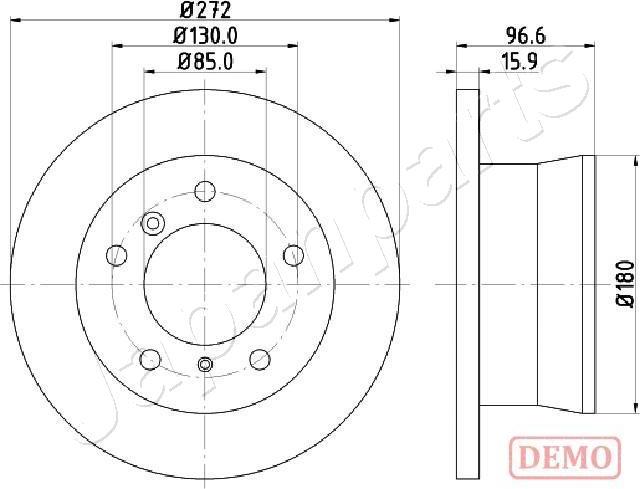 Japanparts DP-0526C - Jarrulevy inparts.fi