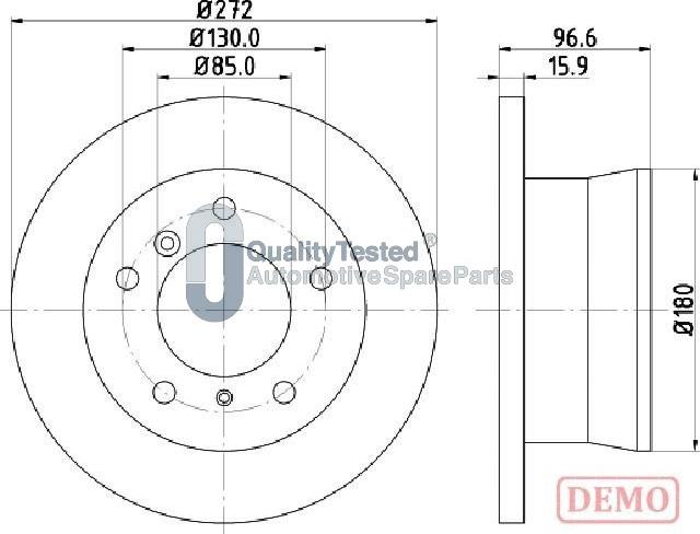 Japanparts DP0526JM - Jarrulevy inparts.fi