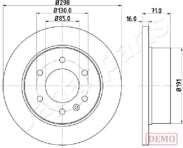 Japanparts DP-0527C - Jarrulevy inparts.fi