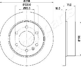 Japanparts DP-0527 - Jarrulevy inparts.fi