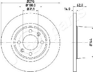 Japanparts DP-0604 - Jarrulevy inparts.fi