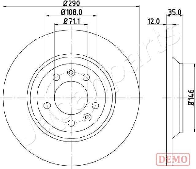 Japanparts DP-0605C - Jarrulevy inparts.fi