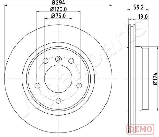 Japanparts DP-0109C - Jarrulevy inparts.fi