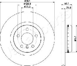 Japanparts DP-0104 - Jarrulevy inparts.fi