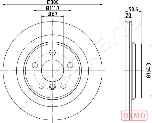 Japanparts DP-0106C - Jarrulevy inparts.fi