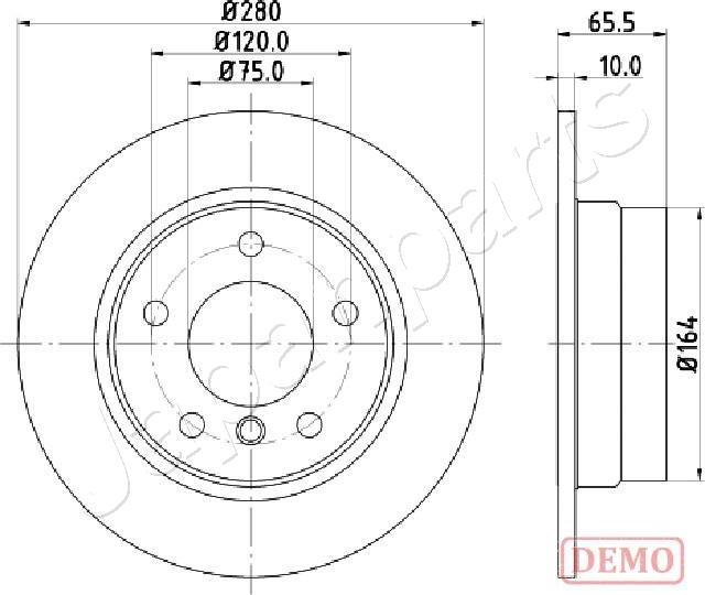 Japanparts DP-0100C - Jarrulevy inparts.fi