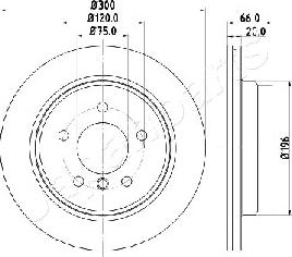 Japanparts DP-0114 - Jarrulevy inparts.fi