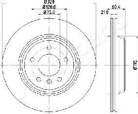 Japanparts DP-0110 - Jarrulevy inparts.fi