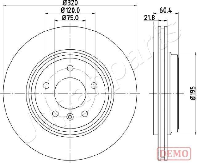 Japanparts DP-0113C - Jarrulevy inparts.fi