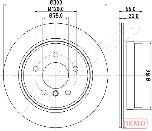 Japanparts DP-0117C - Jarrulevy inparts.fi