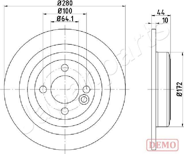 Japanparts DP-0135C - Jarrulevy inparts.fi