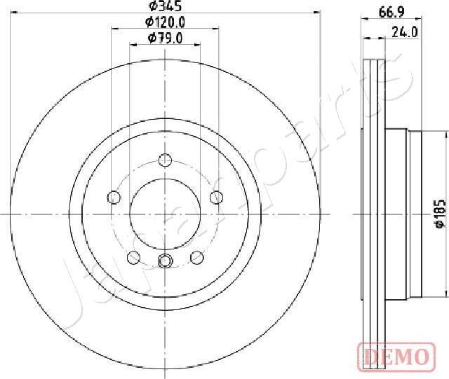 Japanparts DP-0126C - Jarrulevy inparts.fi