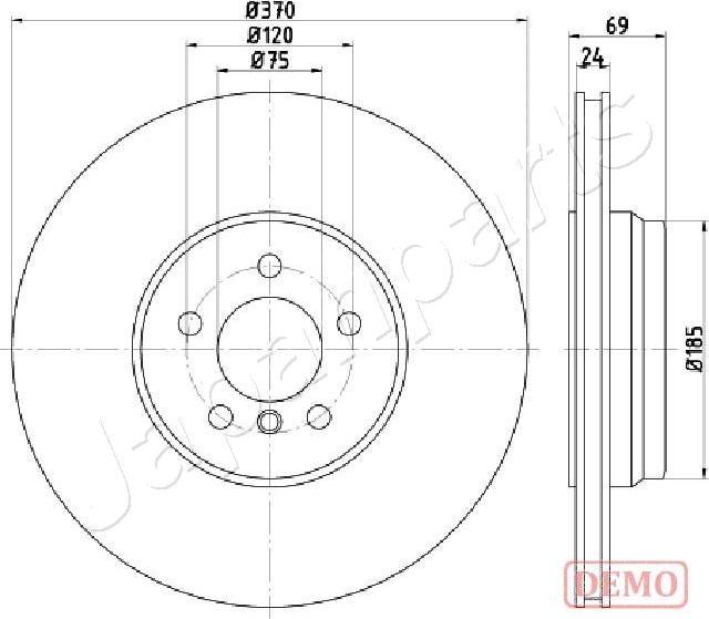 Japanparts DP-0127C - Jarrulevy inparts.fi