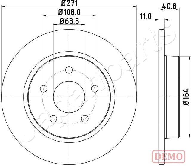 Japanparts DP-0305C - Jarrulevy inparts.fi