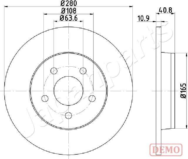 Japanparts DP-0301C - Jarrulevy inparts.fi