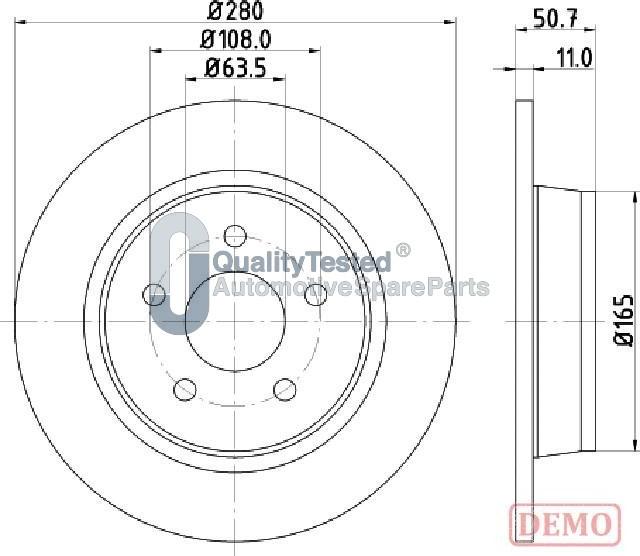 Japanparts DP0302JM - Jarrulevy inparts.fi