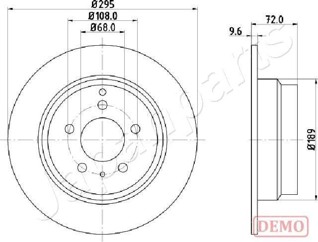 Japanparts DP-0319C - Jarrulevy inparts.fi