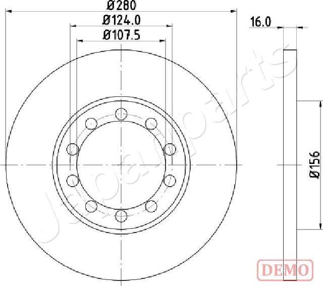 Japanparts DP-0314C - Jarrulevy inparts.fi