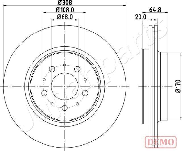 Japanparts DP-0326C - Jarrulevy inparts.fi