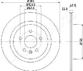 Japanparts DP-0328 - Jarrulevy inparts.fi