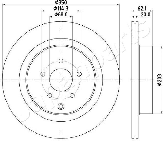 Japanparts DP-137C - Jarrulevy inparts.fi