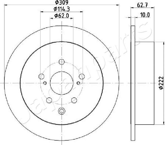 Japanparts DP-268C - Jarrulevy inparts.fi