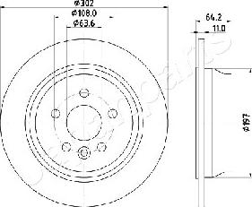 Japanparts DP-L11 - Jarrulevy inparts.fi