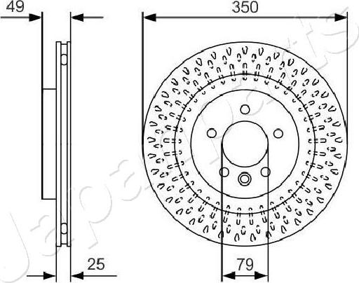 Japanparts DP-L13C - Jarrulevy inparts.fi