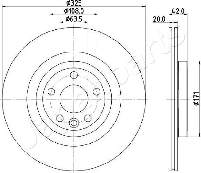 Japanparts DP-L12C - Jarrulevy inparts.fi