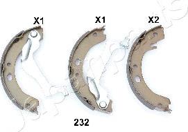 Japanparts GF-232AF - Jarrukenkäsarja, seisontajarru inparts.fi