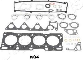 Japanparts KM-K04 - Täydellinen tiivistesarja, moottori inparts.fi