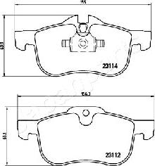 Japanparts PA-494AF - Jarrupala, levyjarru inparts.fi