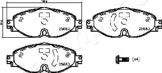 Japanparts PA-0942AF - Jarrupala, levyjarru inparts.fi