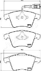 Japanparts PA-0954AF - Jarrupala, levyjarru inparts.fi