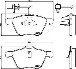 Japanparts PA-0952AF - Jarrupala, levyjarru inparts.fi