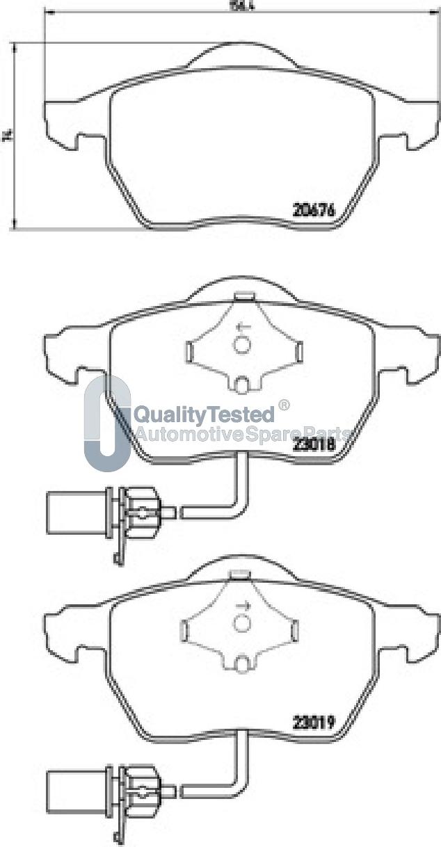 Japanparts PA0927JM - Jarrupala, levyjarru inparts.fi