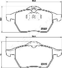 Japanparts PA-0404AF - Jarrupala, levyjarru inparts.fi