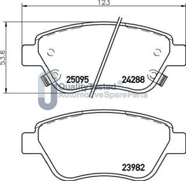 Japanparts PA0400JM - Jarrupala, levyjarru inparts.fi