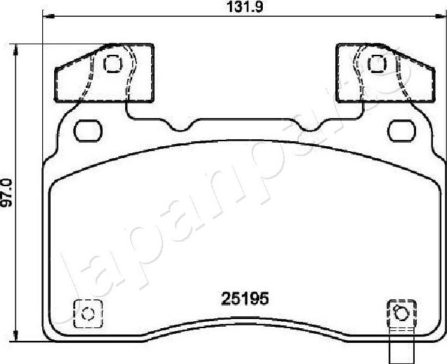 Japanparts PA-0419AF - Jarrupala, levyjarru inparts.fi