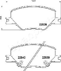 Japanparts PA-0417AF - Jarrupala, levyjarru inparts.fi