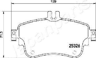 Japanparts PA-0547AF - Jarrupala, levyjarru inparts.fi