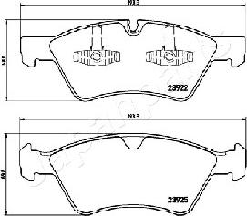 Japanparts PA-0528AF - Jarrupala, levyjarru inparts.fi