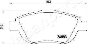 Japanparts PA-0608AF - Jarrupala, levyjarru inparts.fi