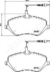 Japanparts PA-0619AF - Jarrupala, levyjarru inparts.fi