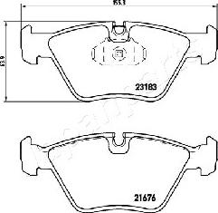 Japanparts PA-0112AF - Jarrupala, levyjarru inparts.fi