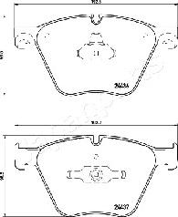 Japanparts PA-0129AF - Jarrupala, levyjarru inparts.fi