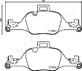 Japanparts PA-0128AF - Jarrupala, levyjarru inparts.fi