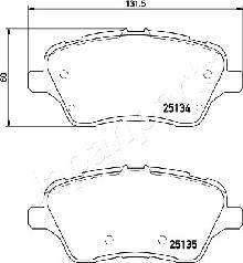 Japanparts PA-0301AF - Jarrupala, levyjarru inparts.fi