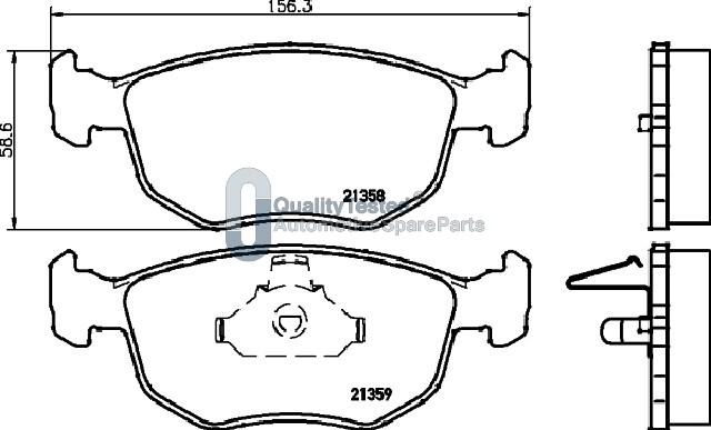 Japanparts PA0302JM - Jarrupala, levyjarru inparts.fi